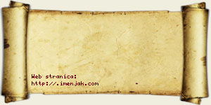 Jelisav Jakupi vizit kartica